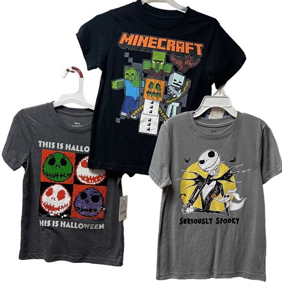 Boys’ Halloween T-Shirts Size XS (4/5)